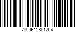 Código de barras (EAN, GTIN, SKU, ISBN): '7898612681204'