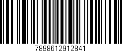 Código de barras (EAN, GTIN, SKU, ISBN): '7898612912841'