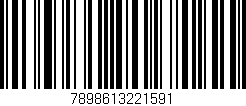 Código de barras (EAN, GTIN, SKU, ISBN): '7898613221591'