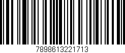 Código de barras (EAN, GTIN, SKU, ISBN): '7898613221713'