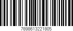 Código de barras (EAN, GTIN, SKU, ISBN): '7898613221805'