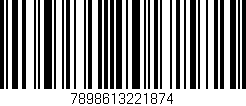Código de barras (EAN, GTIN, SKU, ISBN): '7898613221874'
