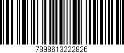 Código de barras (EAN, GTIN, SKU, ISBN): '7898613222826'