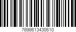 Código de barras (EAN, GTIN, SKU, ISBN): '7898613430610'