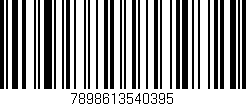 Código de barras (EAN, GTIN, SKU, ISBN): '7898613540395'