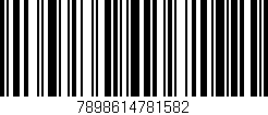Código de barras (EAN, GTIN, SKU, ISBN): '7898614781582'