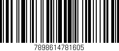 Código de barras (EAN, GTIN, SKU, ISBN): '7898614781605'