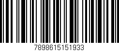 Código de barras (EAN, GTIN, SKU, ISBN): '7898615151933'