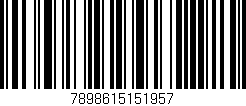 Código de barras (EAN, GTIN, SKU, ISBN): '7898615151957'