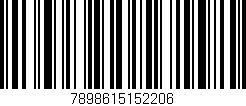Código de barras (EAN, GTIN, SKU, ISBN): '7898615152206'