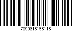 Código de barras (EAN, GTIN, SKU, ISBN): '7898615155115'