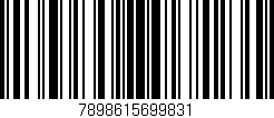 Código de barras (EAN, GTIN, SKU, ISBN): '7898615699831'
