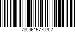 Código de barras (EAN, GTIN, SKU, ISBN): '7898615770707'