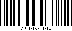 Código de barras (EAN, GTIN, SKU, ISBN): '7898615770714'