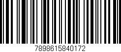 Código de barras (EAN, GTIN, SKU, ISBN): '7898615840172'