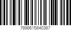 Código de barras (EAN, GTIN, SKU, ISBN): '7898615840387'