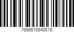 Código de barras (EAN, GTIN, SKU, ISBN): '7898615840516'