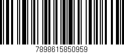 Código de barras (EAN, GTIN, SKU, ISBN): '7898615850959'