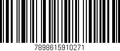 Código de barras (EAN, GTIN, SKU, ISBN): '7898615910271'