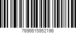 Código de barras (EAN, GTIN, SKU, ISBN): '7898615952196'