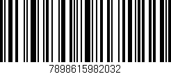 Código de barras (EAN, GTIN, SKU, ISBN): '7898615982032'
