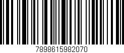 Código de barras (EAN, GTIN, SKU, ISBN): '7898615982070'