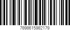 Código de barras (EAN, GTIN, SKU, ISBN): '7898615982179'