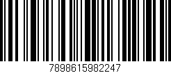 Código de barras (EAN, GTIN, SKU, ISBN): '7898615982247'