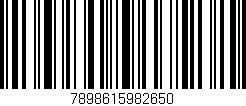 Código de barras (EAN, GTIN, SKU, ISBN): '7898615982650'
