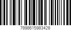 Código de barras (EAN, GTIN, SKU, ISBN): '7898615983428'