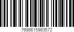 Código de barras (EAN, GTIN, SKU, ISBN): '7898615983572'