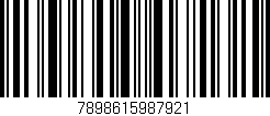 Código de barras (EAN, GTIN, SKU, ISBN): '7898615987921'