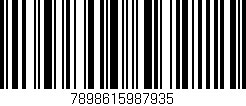 Código de barras (EAN, GTIN, SKU, ISBN): '7898615987935'