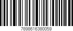 Código de barras (EAN, GTIN, SKU, ISBN): '7898616380059'