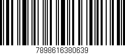 Código de barras (EAN, GTIN, SKU, ISBN): '7898616380639'