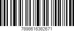 Código de barras (EAN, GTIN, SKU, ISBN): '7898616382671'