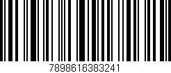 Código de barras (EAN, GTIN, SKU, ISBN): '7898616383241'