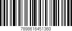 Código de barras (EAN, GTIN, SKU, ISBN): '7898616451360'