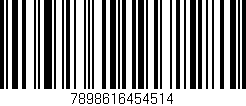 Código de barras (EAN, GTIN, SKU, ISBN): '7898616454514'