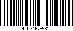 Código de barras (EAN, GTIN, SKU, ISBN): '7898616455610'