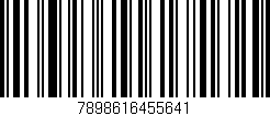 Código de barras (EAN, GTIN, SKU, ISBN): '7898616455641'