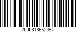 Código de barras (EAN, GTIN, SKU, ISBN): '7898616652354'