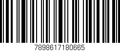 Código de barras (EAN, GTIN, SKU, ISBN): '7898617180665'