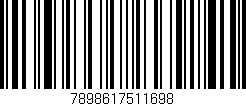 Código de barras (EAN, GTIN, SKU, ISBN): '7898617511698'