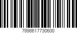 Código de barras (EAN, GTIN, SKU, ISBN): '7898617730600'
