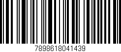 Código de barras (EAN, GTIN, SKU, ISBN): '7898618041439'