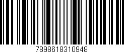 Código de barras (EAN, GTIN, SKU, ISBN): '7898618310948'