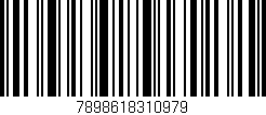 Código de barras (EAN, GTIN, SKU, ISBN): '7898618310979'
