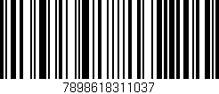 Código de barras (EAN, GTIN, SKU, ISBN): '7898618311037'