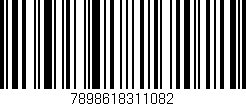 Código de barras (EAN, GTIN, SKU, ISBN): '7898618311082'